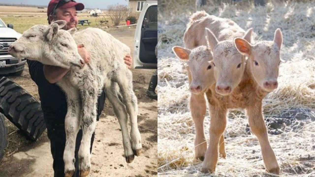 Saskatchewan Locals Are Amazed To See A Three-Headed Calf