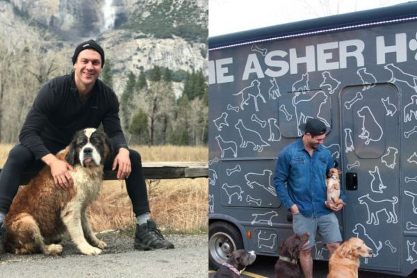 Hero, Lee Asher, Leaves His Job To Travel The Nation And Save All The Dogs In Shelters